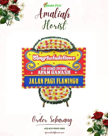 Sewa Papan Bunga Giring